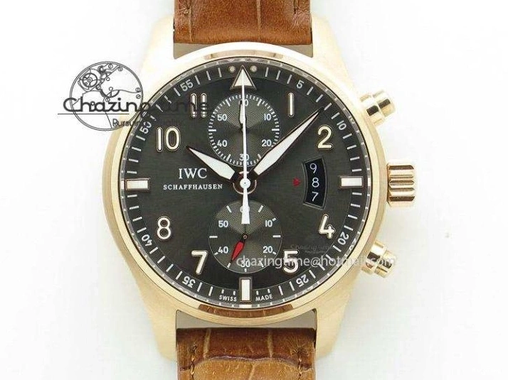 MIROTIME 0325 Fashionable Pilot IW326801 SS MK 1:1 Best Edition Black Dial on Green Nylon Strap MIYOTA 7122